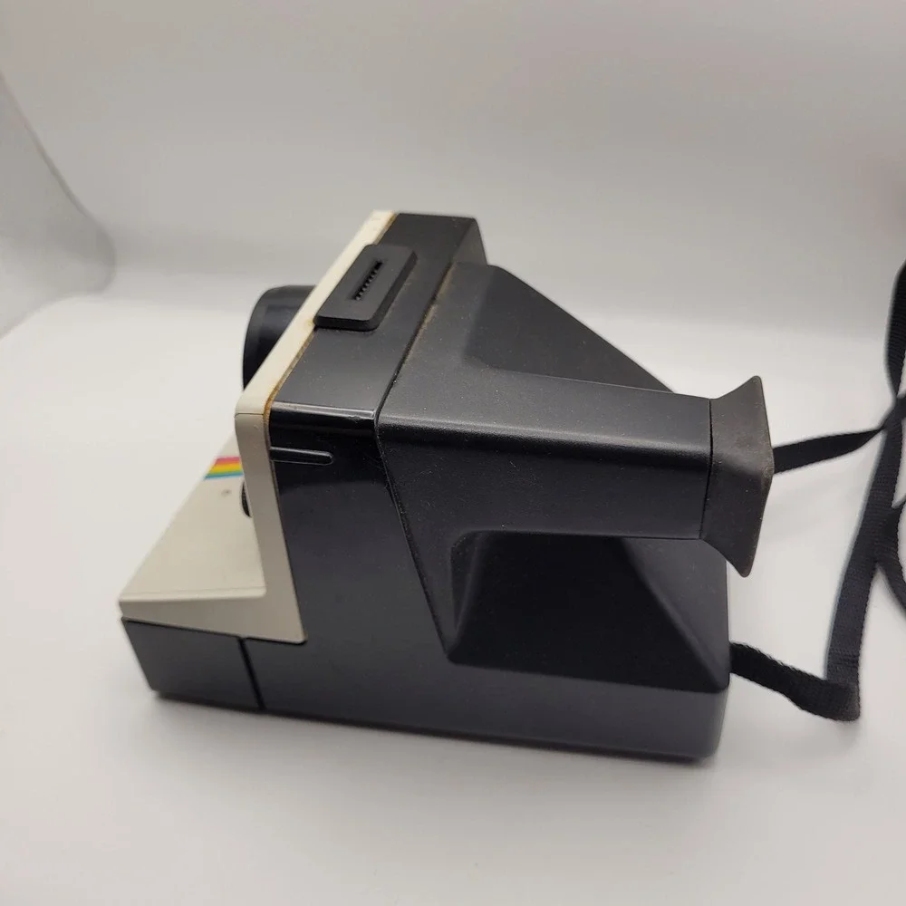 Polaroid Land Camera OneStep Rainbow Stripe SX-70 Instant Film Camera with Case